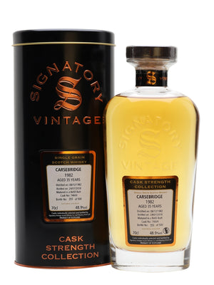 Carsebridge 1982 35 Year Old Signatory Single Grain Scotch Whisky | 700ML at CaskCartel.com