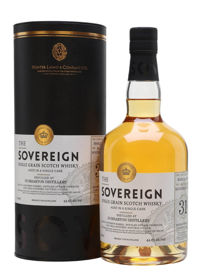 Dumbarton 31 Year Old (D.1987) The Sovereign Scotch Whisky |  43,5%