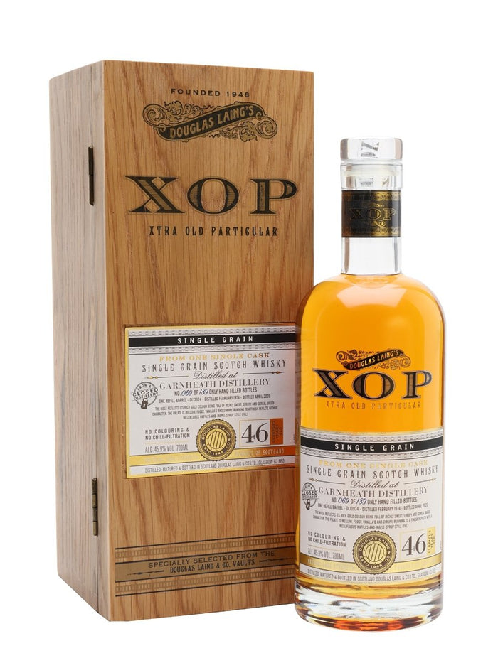 Garnheath 1974 46 Year Old Xtra Old Particular Single Grain Scotch Whisky | 700ML