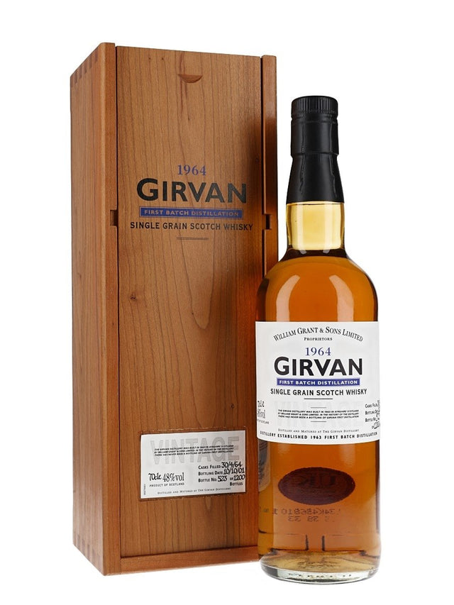 Girvan 1964 38 Year Old First Batch Distillation Single Grain Scotch Whisky | 700ML at CaskCartel.com