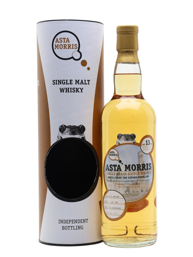 Girvan 2006 13 Year Old Asta Morris Lowland Single Grain Scotch Whisky | 700ML at CaskCartel.com