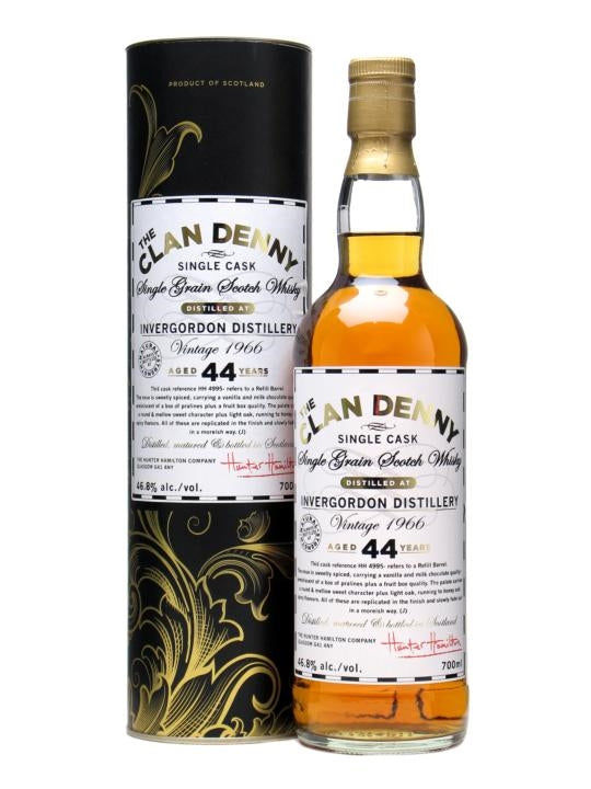 Invergordon 1966 Vintage 44 Year Old The Clan Denny Scotch Whisky | 700ML