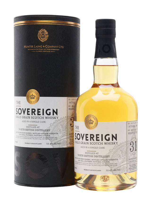 North British 1988 31 Year Old Sovereign Single Grain Scotch Whisky | 700ML at CaskCartel.com