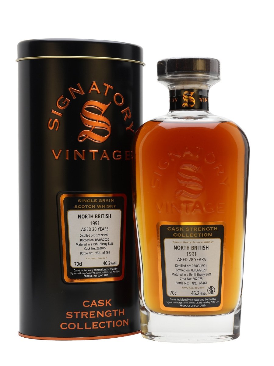 North British 1991 28 Year Old Signatory Single Grain Scotch Whisky | 700ML at CaskCartel.com