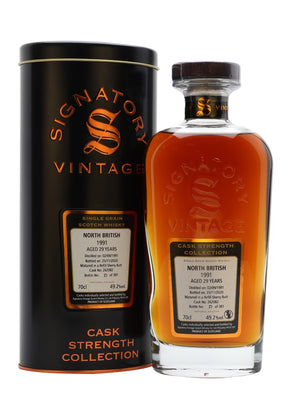 North British 1991 29 Year Old Signatory Single Grain Scotch Whisky | 700ML at CaskCartel.com