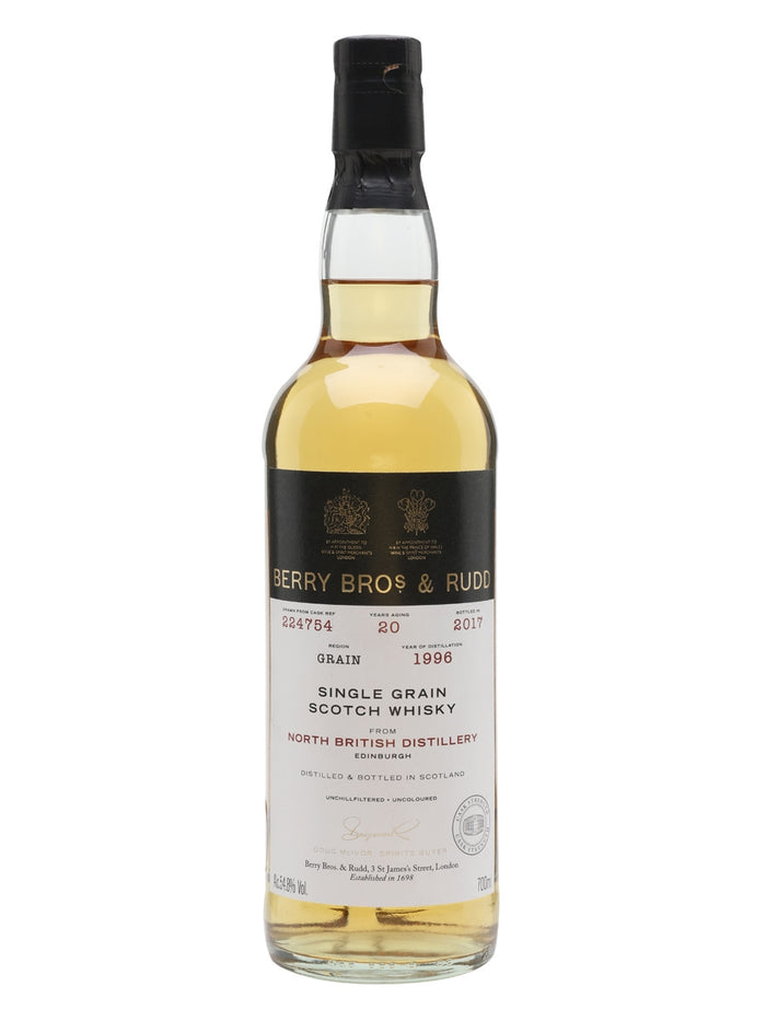 North British 1996 20 Year Old Berry Bros & Rudd Single Grain Scotch Whisky | 700ML