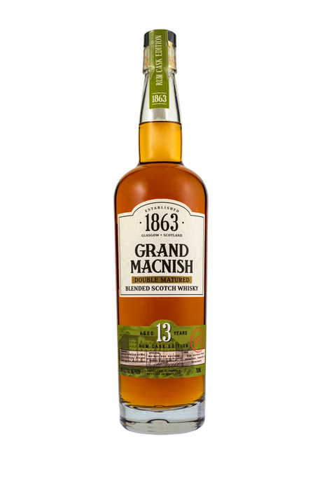 Grand MacNish 13 Year Double Matured Rum Cask Scotch Whiskey - CaskCartel.com