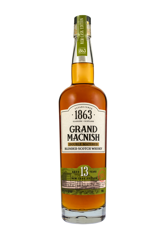 Grand MacNish 13 Year Double Matured Rum Cask Scotch Whisky