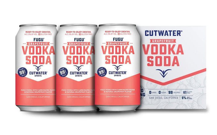 Cutwater | Fugu Grapefruit Vodka Soda (4) Pack Cans