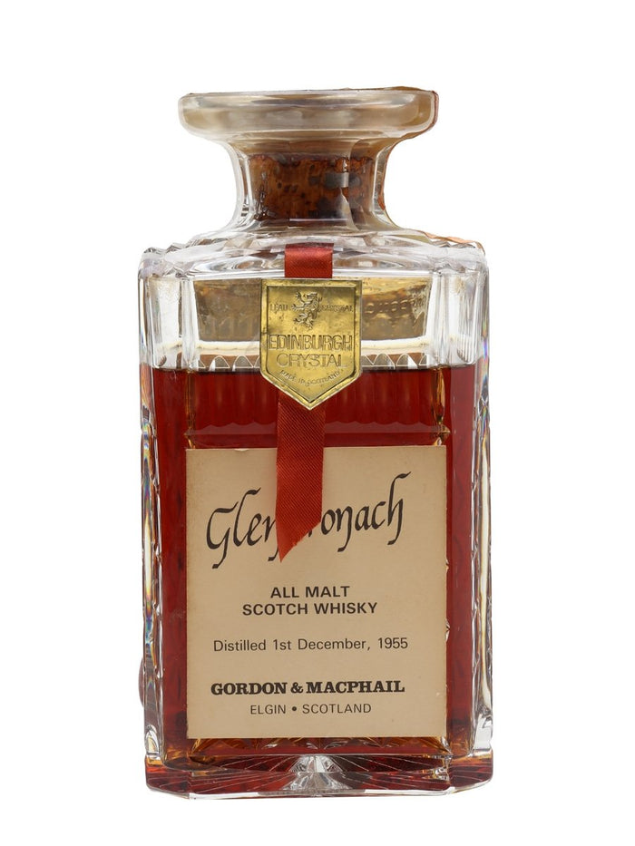 Glendronach 1955 Bot.1980s Crystal Decanter G&Mv Highland Single Malt Scotch Whisky