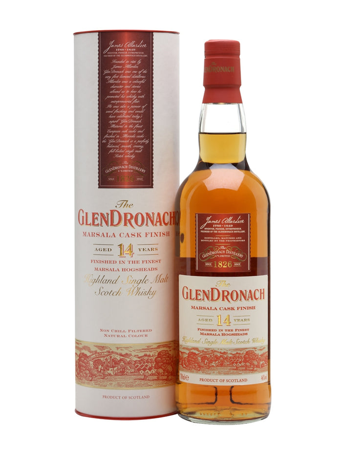 GlenDronach 14 Year Old Marsala Cask Finish Single Malt Scotch Whisky