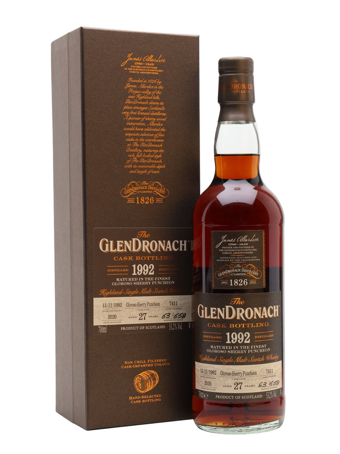 Glendronach 1992 27 Year Old Batch 18 Highland Single Malt Scotch Whisky | 700ML
