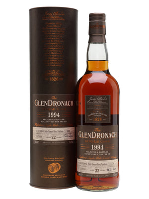 Glendronach 1994 22 Year Old UK Exclusive Single Malt Scotch Whisky - CaskCartel.com