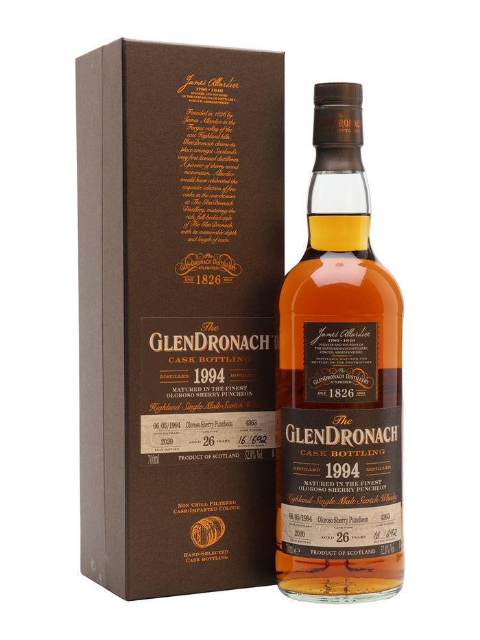 Glendronach 1994 26 Year Old Batch 18 Highland Single Malt Scotch Whisky | 700ML