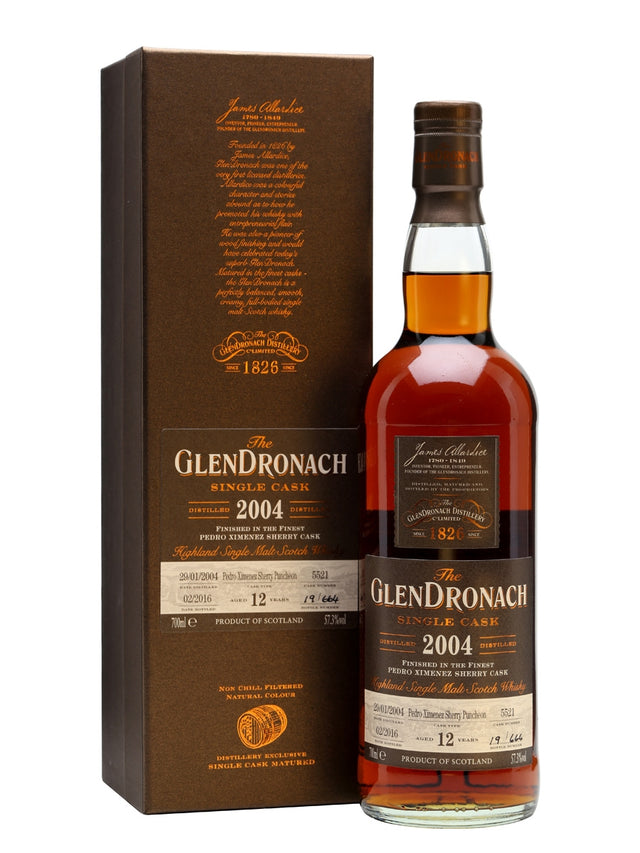 GlenDronach Single Cask #5521 Batch #13 2004 12 Year Old Whisky | 700ML at CaskCartel.com