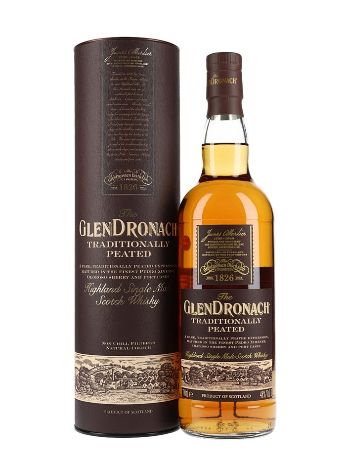 Glendronach Traditionally Peated Highland Single Malt Scotch Whisky | 700ML