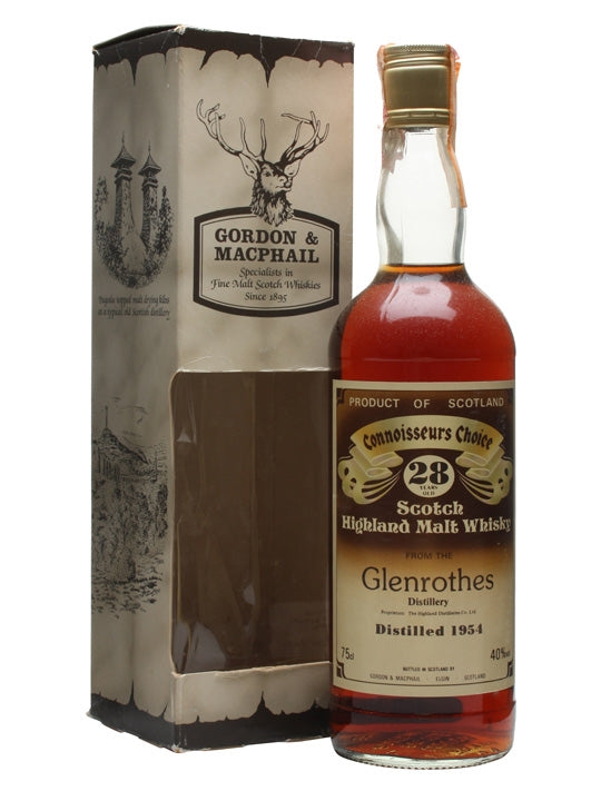Glenrothes 1954 28 Year Old Connoisseurs Choice Speyside Single Malt Scotch Whisky