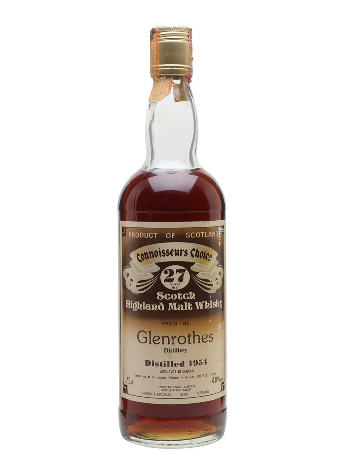 Glenrothes 1954 27 Year Old Connoisseurs Choice Speyside Single Malt Scotch Whisky