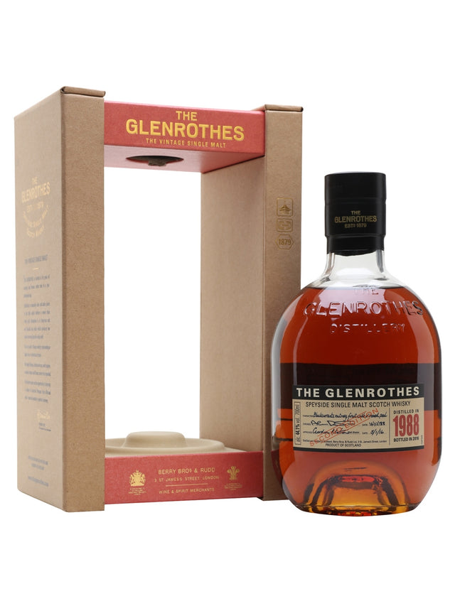 Glenrothes 1988 2nd Edition Speyside Single Malt Scotch Whisky | 700ML at CaskCartel.com