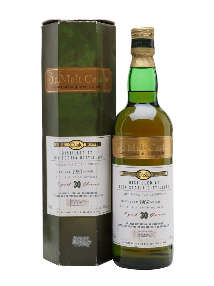 Glen Scotia 1969 30 Year Old Old Malt Cask Campbeltown Single Malt Scotch Whisky | 700ML