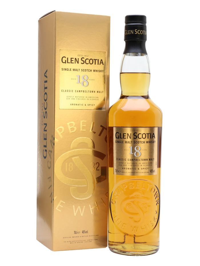Glen Scotia 18 Year Old Campbeltown Single Malt Scotch Whisky | 700ML