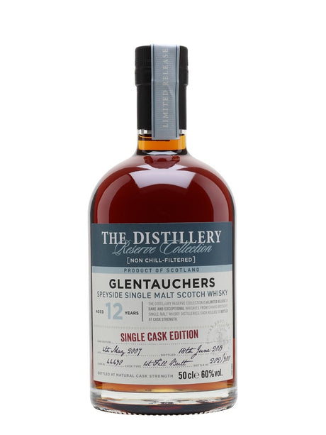 Glentauchers 2007 12 Year Old Sherry Cask Distillery Edition Speyside Single Malt Scotch Whisky | 500ML at CaskCartel.com