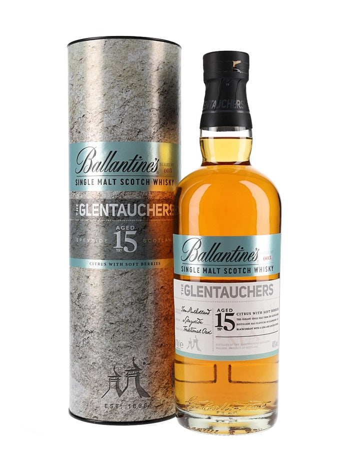 Ballantine's Glentauchers 15 Years Old Speyside Single Malt Scotch Whisky | 700ML