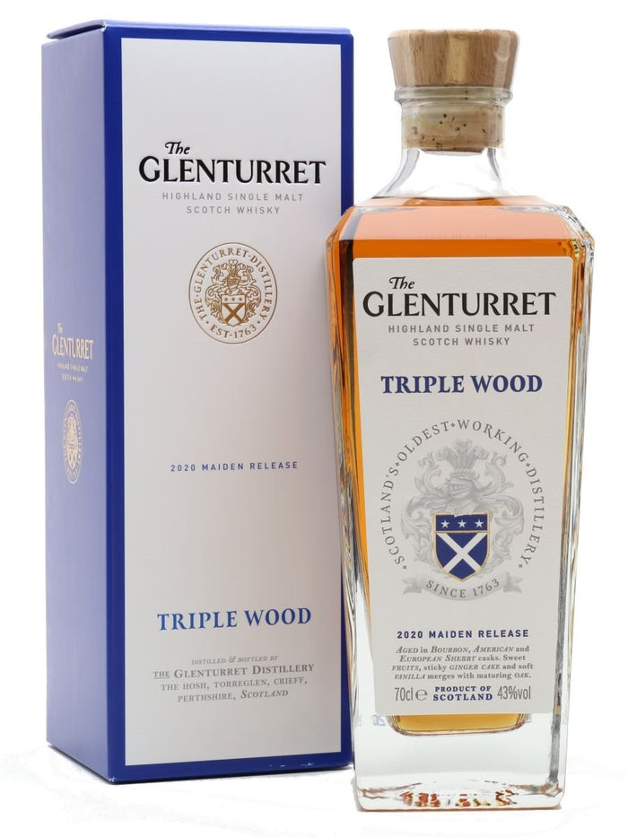 Glenturret Triple Wood 2020 Maiden Release Highland Single Malt Scotch Whisky | 700ML