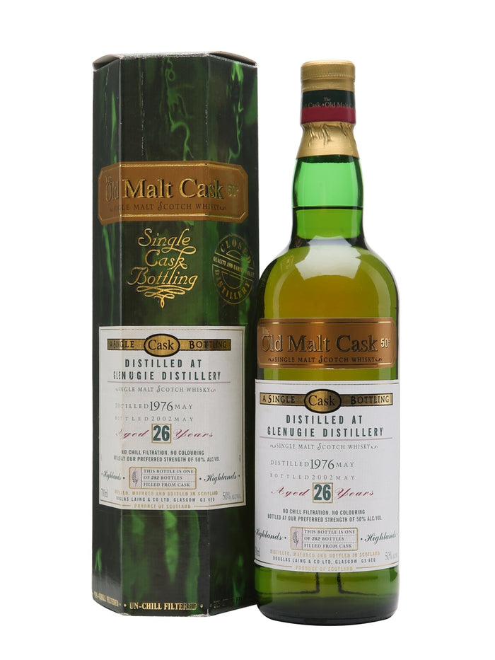 Glenugie 1976 26 Year Old Old Malt Cask Highland Single Malt Scotch Whisky | 700ML