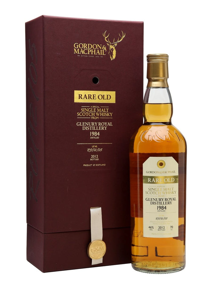 Glenury Royal 1984 28 Year Old Rare Old Gordon & Macphail Highland Single Malt Scotch Whisky | 700ML