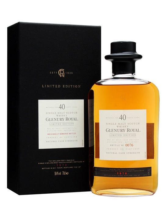 Glenury Royal 1970 40 Year Old Highland Single Malt Scotch Whisky | 700ML