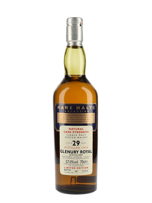 Glenury Royal 1970 29 Year Old Rare Malts Highland Single Malt Scotch Whisky | 700ML at CaskCartel.com