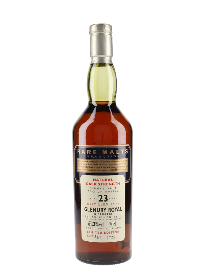 Glenury Royal 1971 23 Year Old Rare Malts Highland Single Malt Scotch Whisky | 700ML