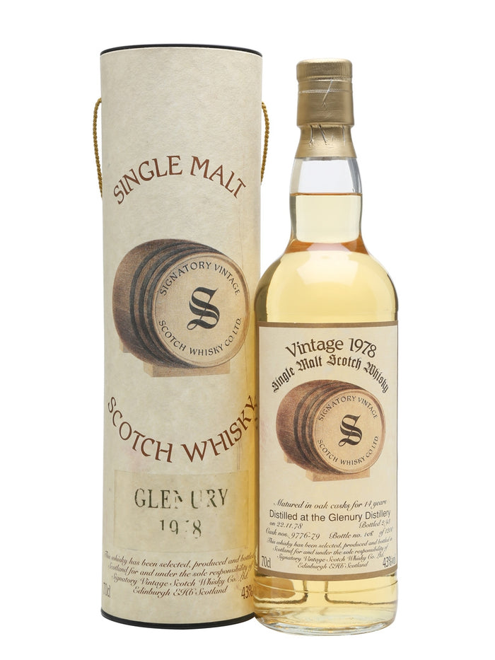 Glenury 1978 14 Year Old Cask 9776-79 Highland Single Malt Scotch Whisky | 700ML