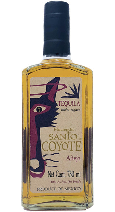 Santo Coyote Anejo Tequila