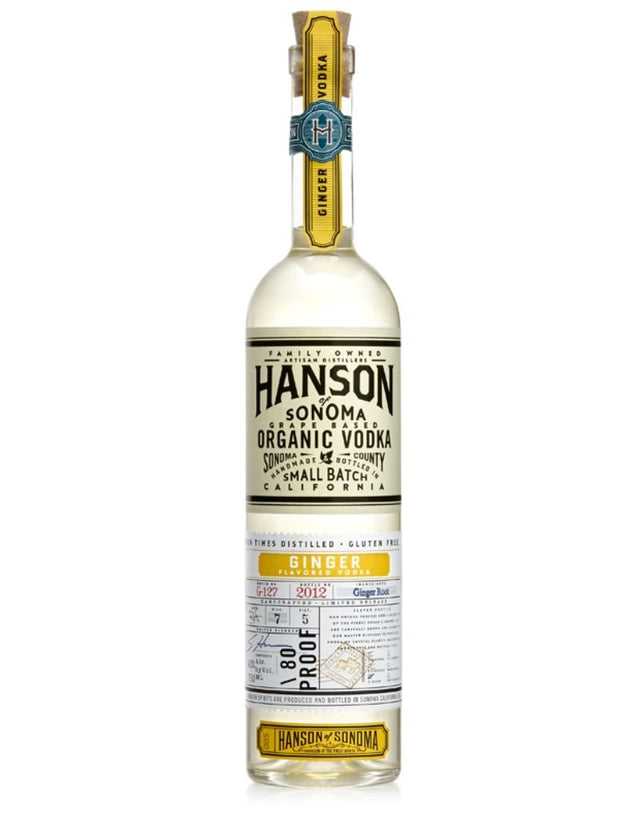 Hanson of Sonoma Organic Ginger Vodka at CaskCartel.com
