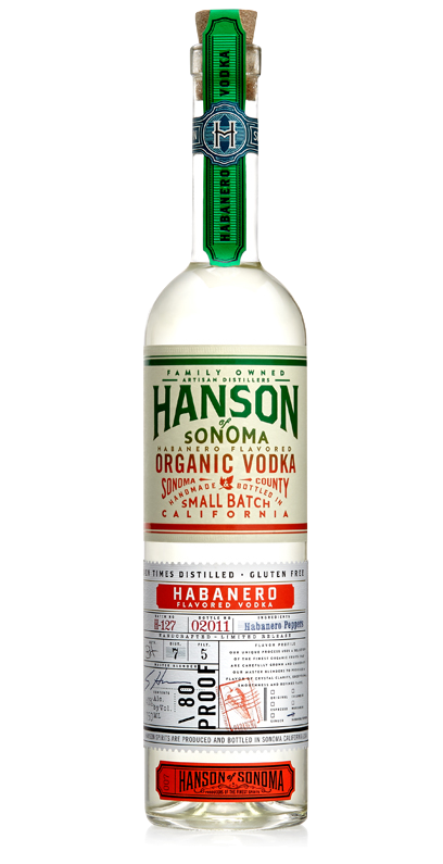 Hanson Habanero Flavored Small Batch Organic Vodka at CaskCartel.com