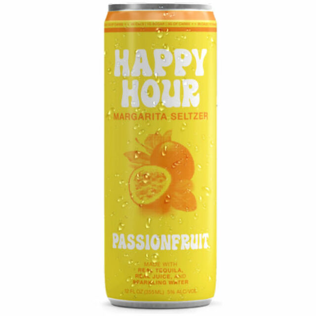 Happy Hour Margarita Seltzer Passionfruit Ready-to-Drink | 4*355ML