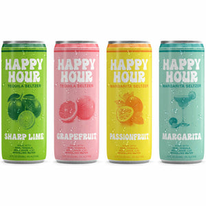 Happy Hour Tequila Seltzer Variety Pack Ready-to-Drink | 8*355ML at CaskCartel.com