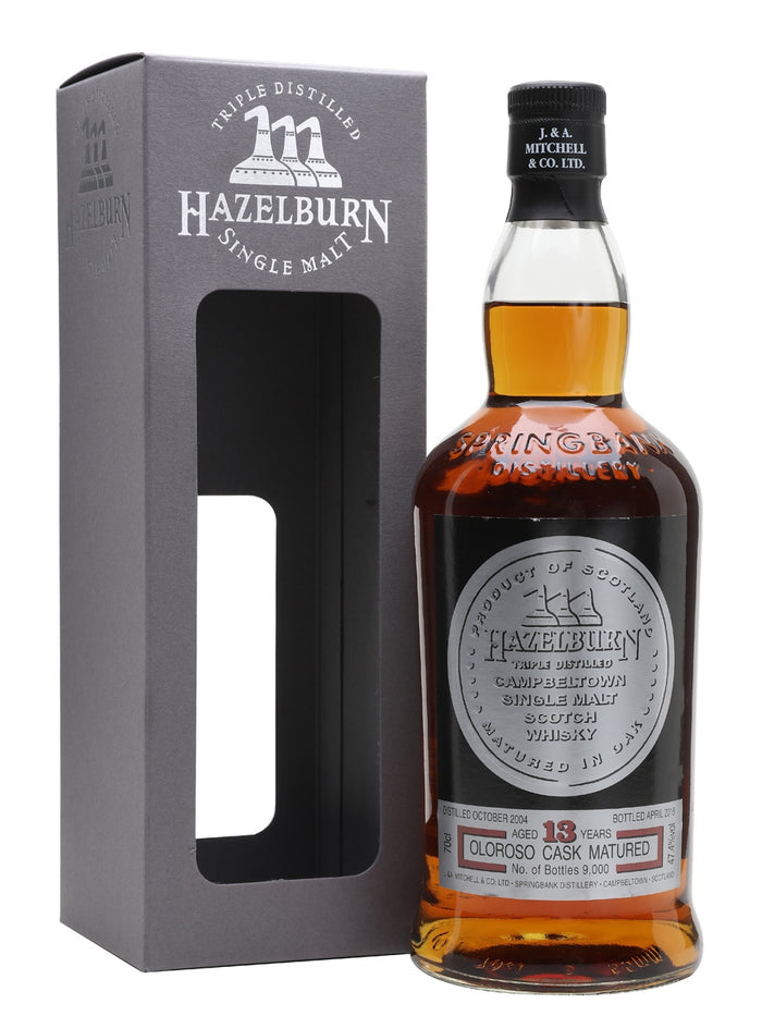 Hazelburn 13 Year Old Sherry Wood Campbeltown Single Malt Scotch Whisky