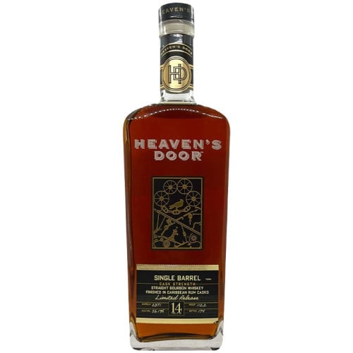 Heaven's Door 14 Year Old Single Barrel Caribbean Rum Casks Finished Bourbon Whiskey at CaskCartel.com