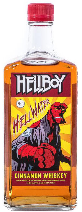 Hellboy Hellwater Cinnamon Flavored Whiskey