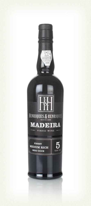 Henriques & Henriques 5 Year Old Medium Rich Madeira Liqueur | 500ML at CaskCartel.com