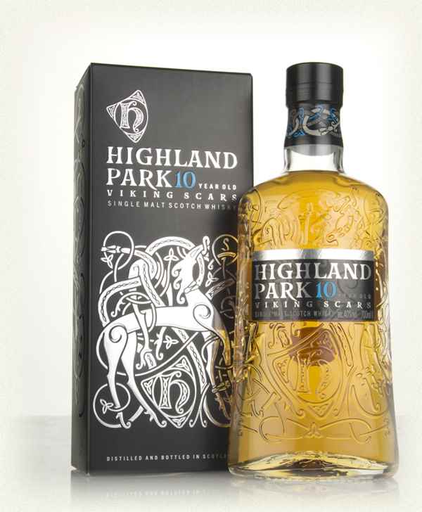 BUY] Highland Park 10 Year Old - Viking Scars Single Malt Whiskey | 700ML  at CaskCartel.com