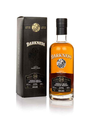 Darkness Highland Single Malt 19 Year Old Oloroso Cask Finish Scotch Whisky | 500ML at CaskCartel.com