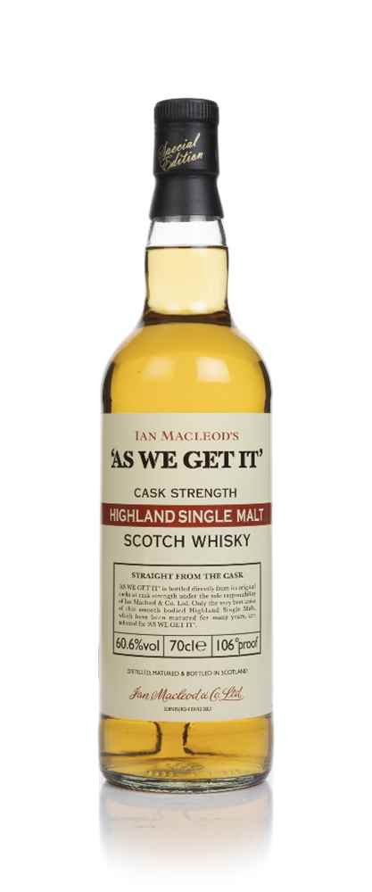 Highland Single Malt - As We Get It (Ian Macleod) (60.6%) Scotch Whisky | 700ML at CaskCartel.com