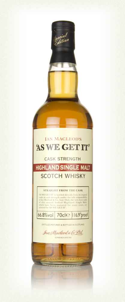 Highland Single Malt - As We Get It (Ian Macleod) (66.8%) Single Malt Whiskey | 700ML at CaskCartel.com