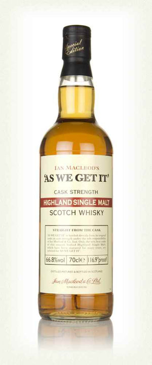 Highland Single Malt - As We Get It (Ian Macleod) (66.8%) Single Malt Whiskey | 700ML at CaskCartel.com
