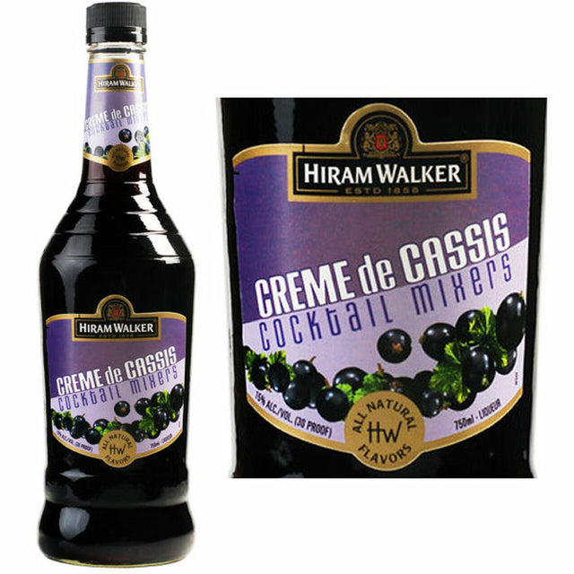 Hiram Walker Creme de Cassis Liqueur |1L at CaskCartel.com
