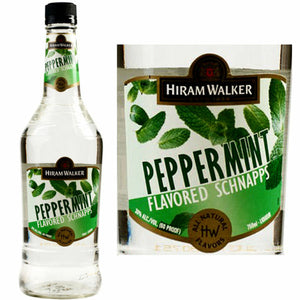 Hiram Walker Peppermint Flavored Schnapps 60 PROOF Liqueur |1L at CaskCartel.com